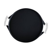 Pre-Seasoned Cast Iron Round Grill Pan with Removable Handles